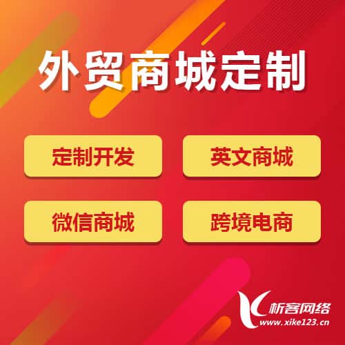 青岛外贸商城定制